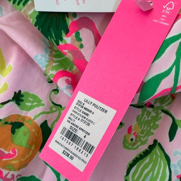 Lilly Pulitzer Knoxlie Dress size 4 NWT - Picture 8 of 8